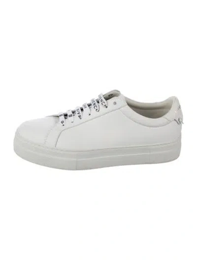 Pre-owned Givenchy Leather Sneakers In White
