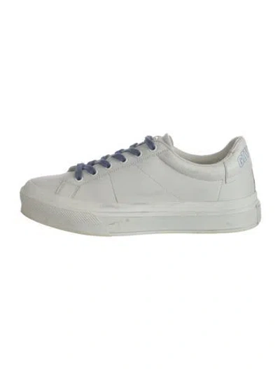 Pre-owned Givenchy Leather Sneakers In White