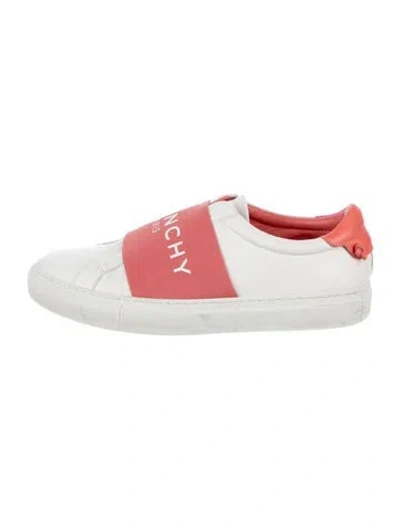 Pre-owned Givenchy Leather Sneakers In White