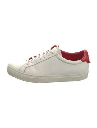Pre-owned Givenchy Leather Sneakers In White