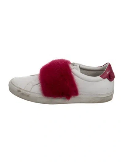 Pre-owned Givenchy Leather Sneakers In White