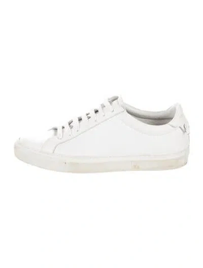 Pre-owned Givenchy Leather Sneakers In White