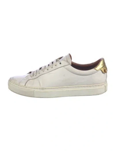 Pre-owned Givenchy Leather Sneakers In White