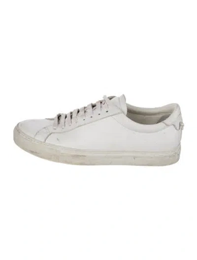 Pre-owned Givenchy Leather Sneakers In White