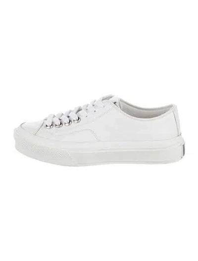 Pre-owned Givenchy Leather Sneakers In White