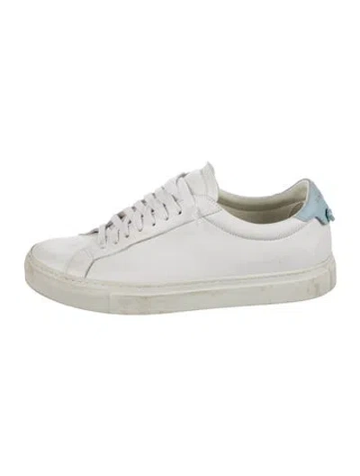 Pre-owned Givenchy Leather Sneakers In White