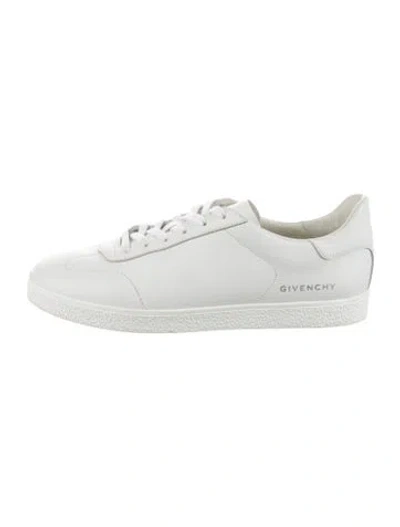 Pre-owned Givenchy Leather Sneakers In White