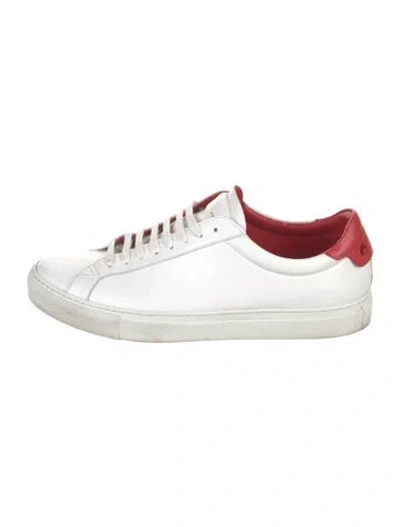 Pre-owned Givenchy Leather Sneakers In White