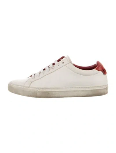 Pre-owned Givenchy Leather Sneakers In White