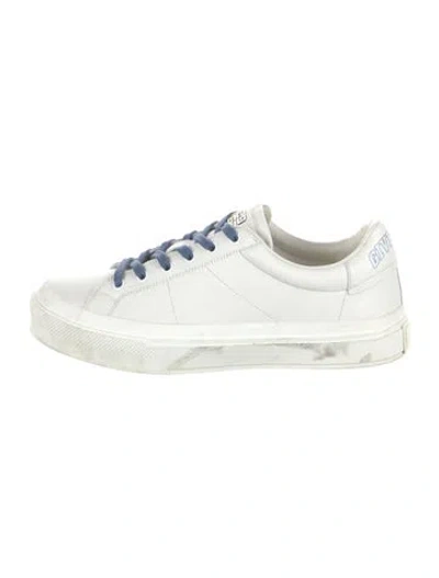 Pre-owned Givenchy Leather Sneakers In White
