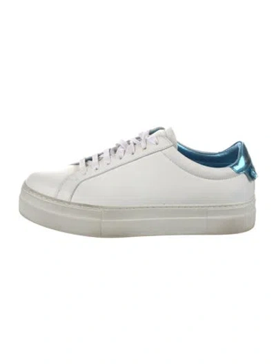 Pre-owned Givenchy Leather Sneakers In White