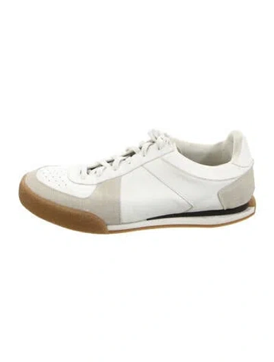 Pre-owned Givenchy Leather Sneakers In White
