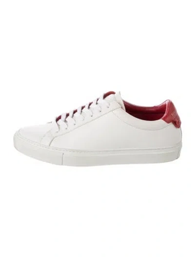 Pre-owned Givenchy Leather Sneakers In White