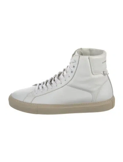 Pre-owned Givenchy Leather Sneakers In White