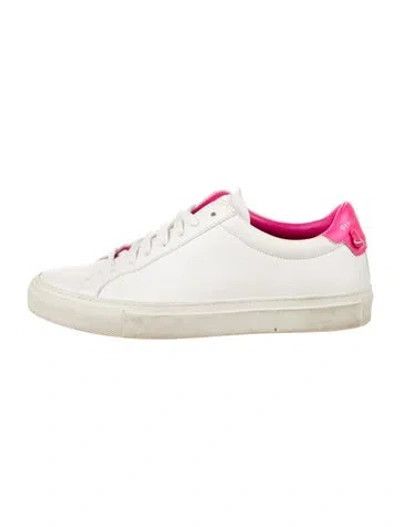 Pre-owned Givenchy Leather Sneakers In White