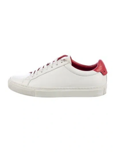 Pre-owned Givenchy Leather Sneakers In White