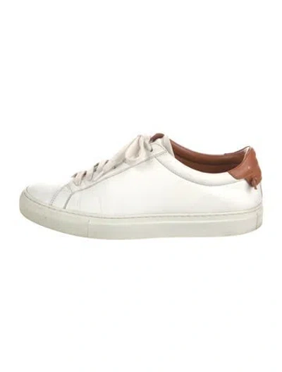 Pre-owned Givenchy Leather Sneakers In White