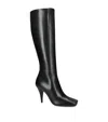 Givenchy Leather Square-toe Knee-high Boots 95 In Black