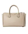 Givenchy Leather Structured Tote In Nude