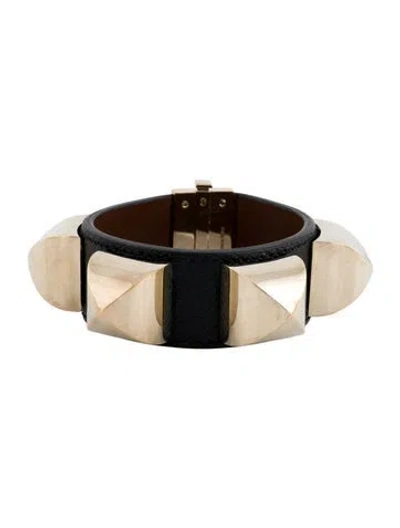 Pre-owned Givenchy Leather Stud Wrap Bracelet In Multi