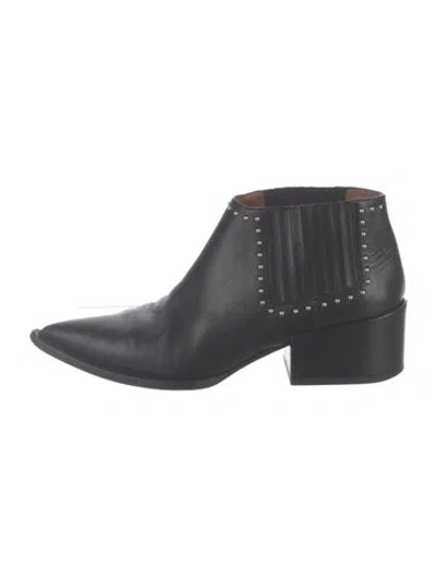 Pre-owned Givenchy Leather Studded Accents Chelsea Boots In Multi