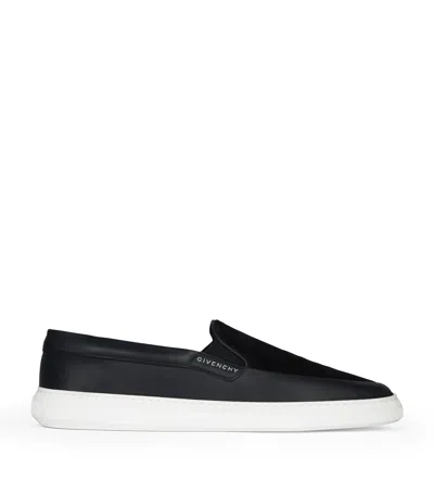 Givenchy Leather-suede G Set Slip-on Shoes