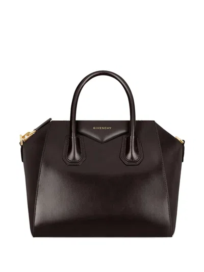 Givenchy Leather Top-handle Bag In Brown