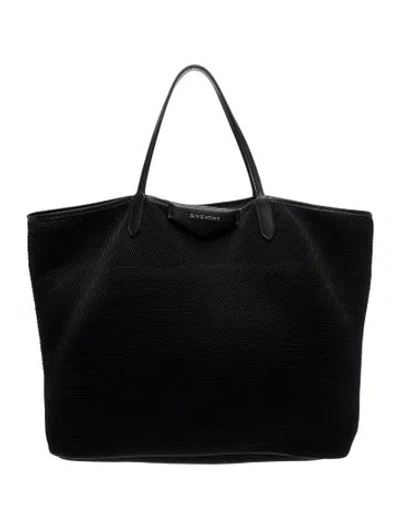 Pre-owned Givenchy Leather Top Handle Bag In Black