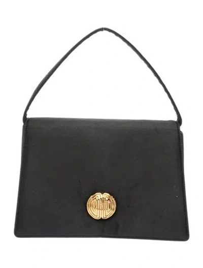Pre-owned Givenchy Leather Top Handle Bag In Black