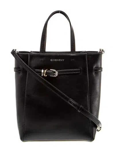 Pre-owned Givenchy Leather Top Handle Bag In Black