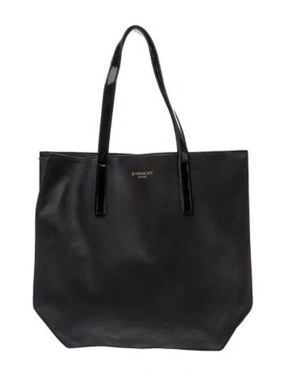 Pre-owned Givenchy Leather Top Handle Bag In Black