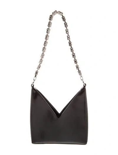 Pre-owned Givenchy Leather Top Handle Bag In Black