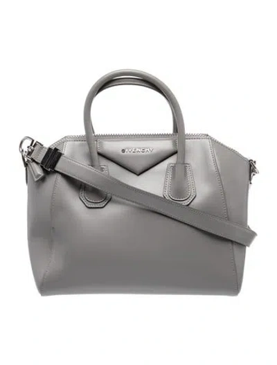 Pre-owned Givenchy Leather Top Handle Bag In Black