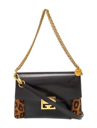 Pre-owned Givenchy Leather Top Handle Bag In Black