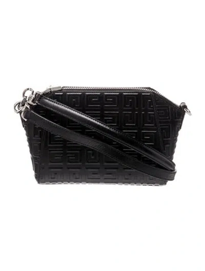 Pre-owned Givenchy Leather Top Handle Bag In Black