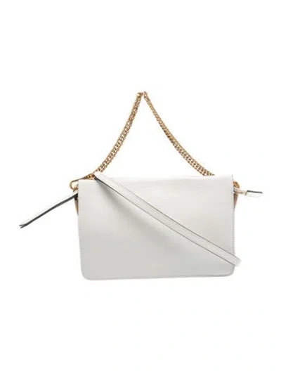 Pre-owned Givenchy Leather Top Handle Bag In Neutrals