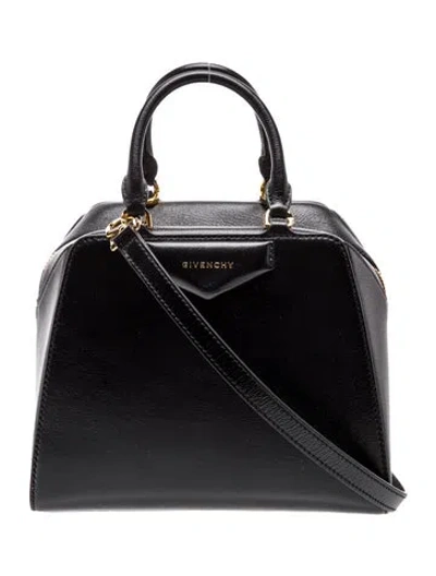 Pre-owned Givenchy Leather Top Handle Bag W/ Tags In Black