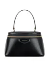 Givenchy Vanity Antigona Leather Handbag With Lettering Logo On The Front In Black