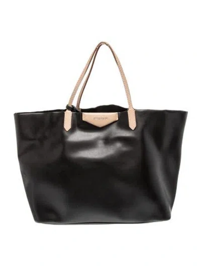 Pre-owned Givenchy Leather Tote In Black
