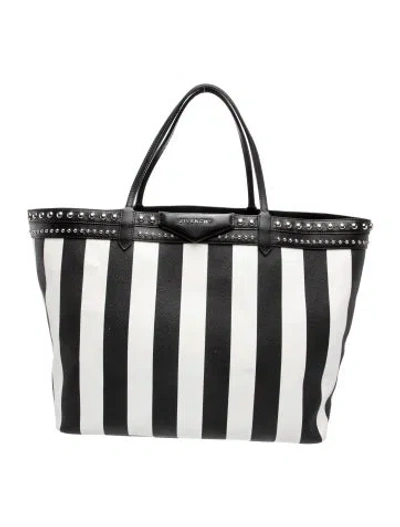 Pre-owned Givenchy Leather Tote In Black