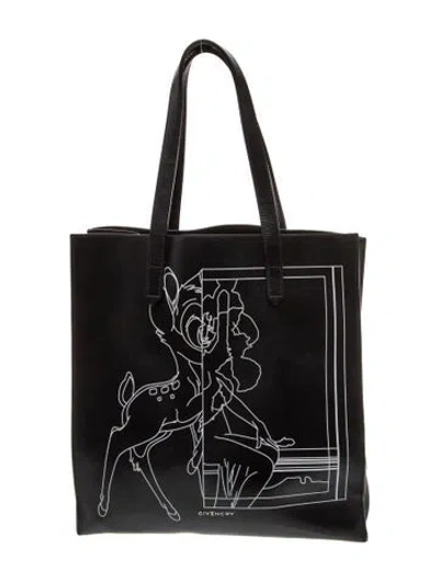 Pre-owned Givenchy Leather Tote In Black