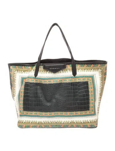 Pre-owned Givenchy Leather Tote In Black