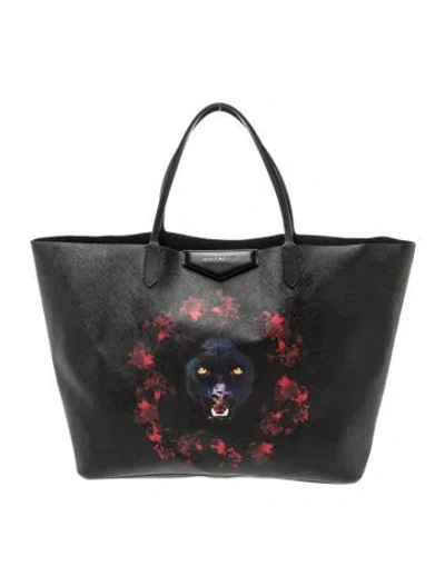 Pre-owned Givenchy Leather Tote In Black