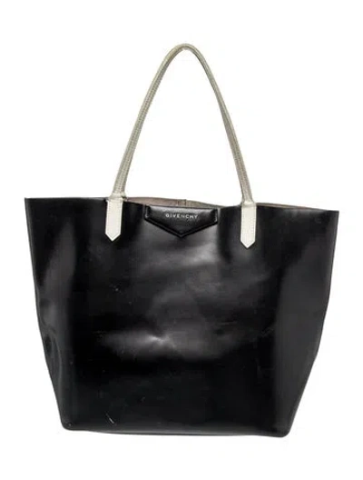Pre-owned Givenchy Leather Tote In Black
