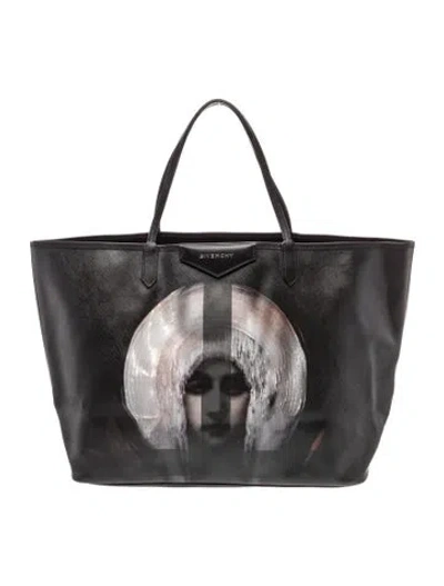 Pre-owned Givenchy Leather Tote In Black