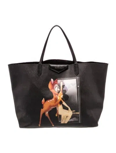 Pre-owned Givenchy Leather Tote In Black