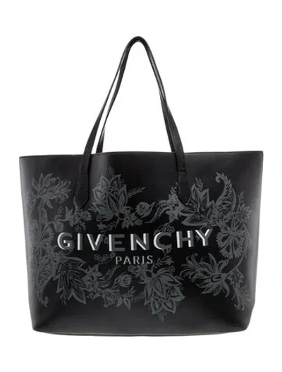 Pre-owned Givenchy Leather Tote In Black