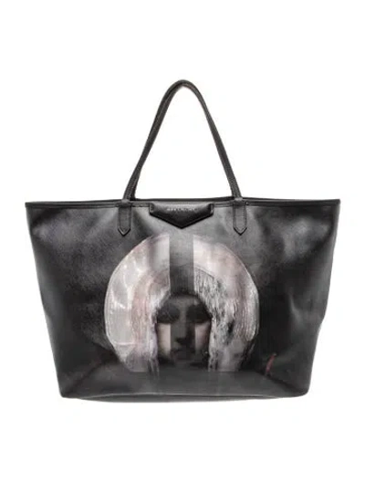 Pre-owned Givenchy Leather Tote In Black