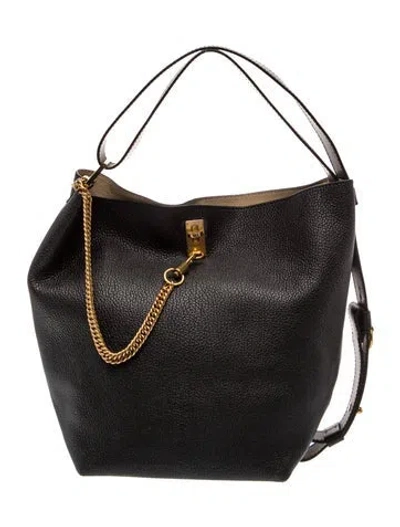 Pre-owned Givenchy Leather Tote In Black