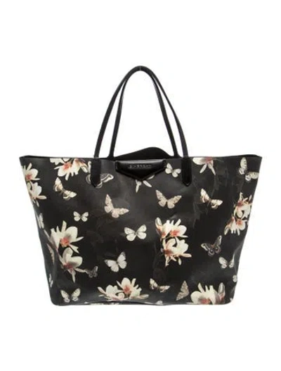 Pre-owned Givenchy Leather Tote In Black